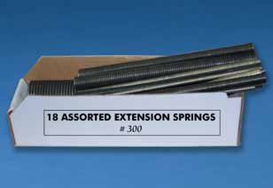 No. 300 extension spring assortment