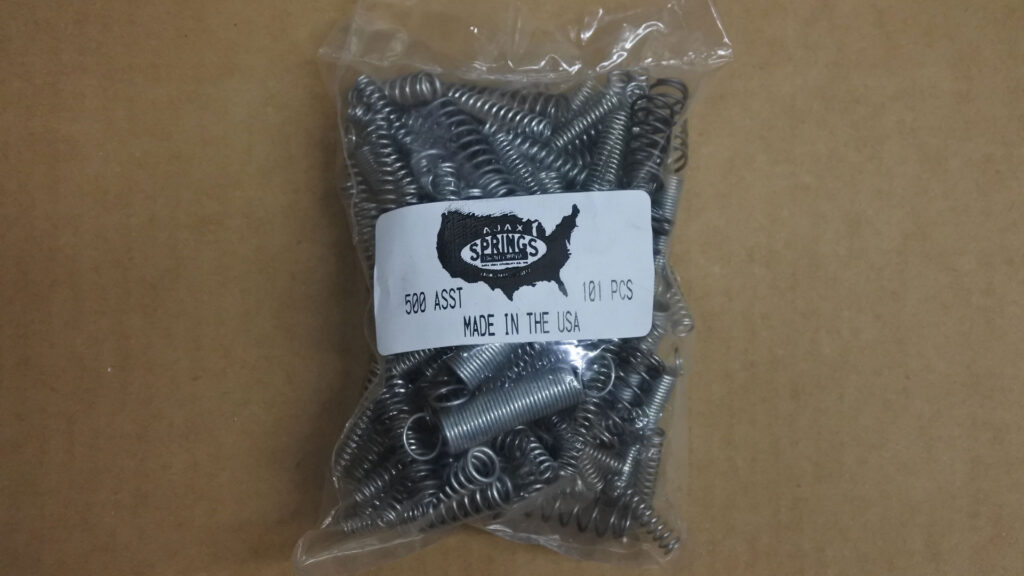 101 pc compression and extension spring assortment